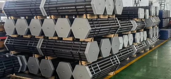 قضبان حفر سلكية NQ HQ PQ من الفولاذ الكربوني لحفر آبار النفط والغاز والتنقيب الجيولوجي والتعدين