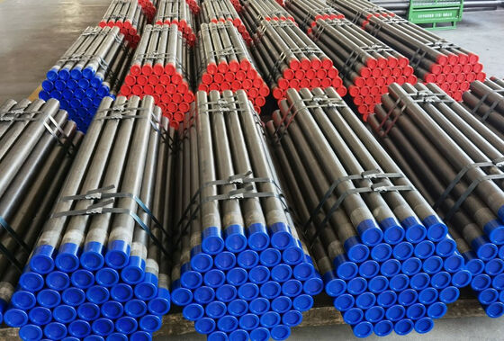 قضيب حفر سلكي من الفولاذ الكربوني ذاتي التنظيف معتمد من API 5DP ISO للحفر الأساسي