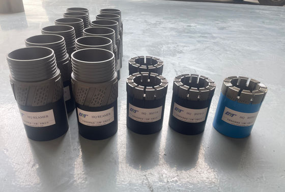 NQ HQ PQ الماسة Reamer Reaming Shell سلك استخدام أدوات الحفر